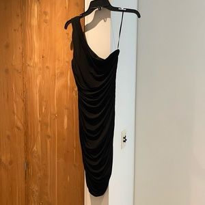 Black slinky dress